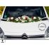 Svatební dekorace na auto nevěsty a ženicha
