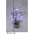 Vánoční LED stromek s krásnými krystaly a jelínkem